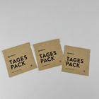 注文のロゴのヒート シール3の側面のシール袋の平らなクラフト紙のアルミ ホイルの袋袋