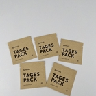 注文のロゴのヒート シール3の側面のシール袋の平らなクラフト紙のアルミ ホイルの袋袋