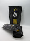 黒いマットのアルミ ホイルの食糧袋は、コーヒー豆の包装を立てます