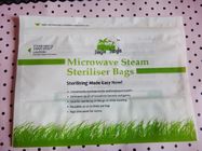 高温マイクロウェーブ蒸気の滅菌装置/ジッパーのプラスチックmicrowavable袋は袋に入れます
