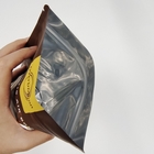 カスタムマットメタリック仕上げ アルミニウムホイール ドイパック スタンドアップ ザイパー ポケット プラスチック スナック 食品バッグ