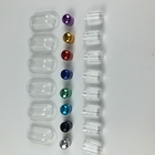 色んなプラスチック製の錠剤ボトル メタルキャップ カプセル コンテナ 彫刻 工芸品 ABS素材