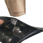 フラットボトムバッグ 食品包装フィルム シンプルホワイト印刷 トップ 空気バルブで満たす