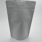 1lb無光沢の白いプラスチックResealable弁が付いているコーヒー袋を立てます