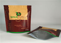 黒いマイラーのプラスチック パッキング袋のジッパー ロックはコーヒーおよび茶を擁護します