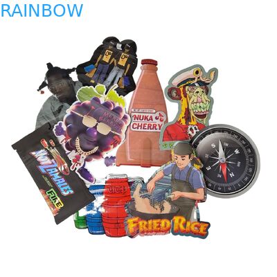 3.5gの食用マイラーバッグ ゼップロック 特殊形 キャンディーハーブ ビスケット ゴムパック