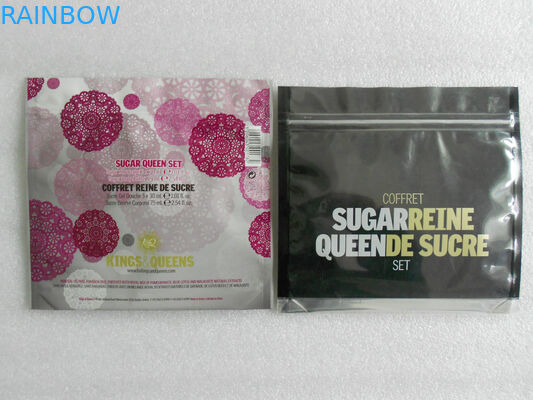 ペット/AL/PE、破損のノッチ、ジッパー ロックが付いている OPP/AL/PE の化粧品の包装袋