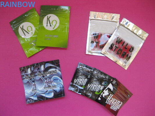 ジッパー ロックが付いている OEM によってカスタマイズされる草の香包装袋