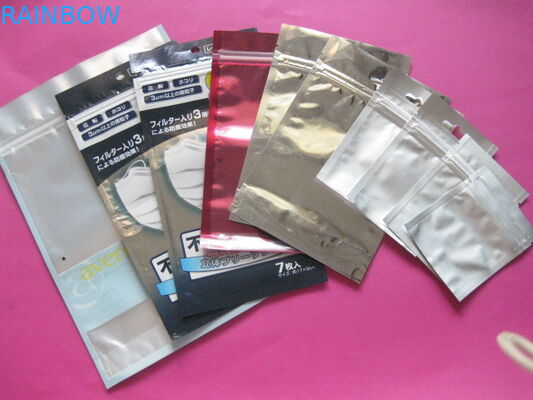 120 mic 3 の側面は印刷されたグラビア印刷のトラップが付いているジッパーの上と包む軽食袋を密封しました