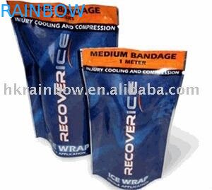 側面のシールは米のためのジッパーによって包む軽食のポリ袋を立てます