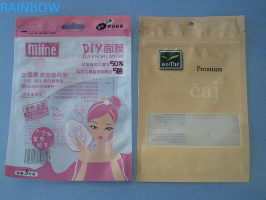 アルミ ホイルの化粧品の包装袋 Bpa 自由にジッパー ロックと