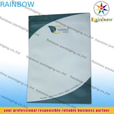 習慣は側面によって密封されたアルミ ホイルを包むジップ ロック式のティーバッグを印刷しました