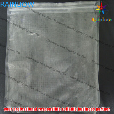 クッキーのためのジッパー ロックが付いている浮彫りにされたペット真空シールの貯蔵袋