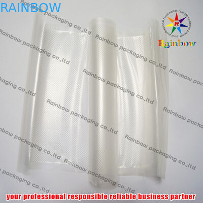 クッキーのためのジッパー ロックが付いている浮彫りにされたペット真空シールの貯蔵袋