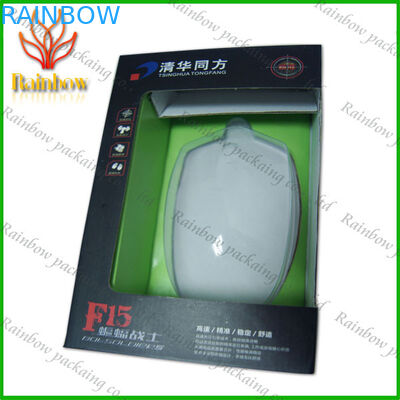 口/Electics のための Transperent のプラスチック窓と包む紙箱