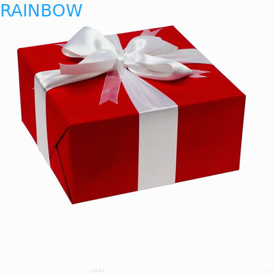 ギフトの包装のための一等級の折るボール紙の紙箱の赤の広場