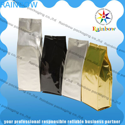 多彩な印刷の注文の物質的最下のガセットと包むティーバッグを立てます