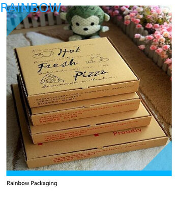 印刷表面と Foldable ピザ紙箱の包装を取り除いて下さい