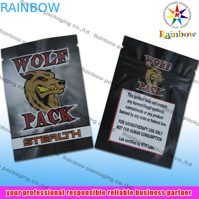 グラビア印刷の印刷を用いる草の香のジッパーのポリ袋の非破損