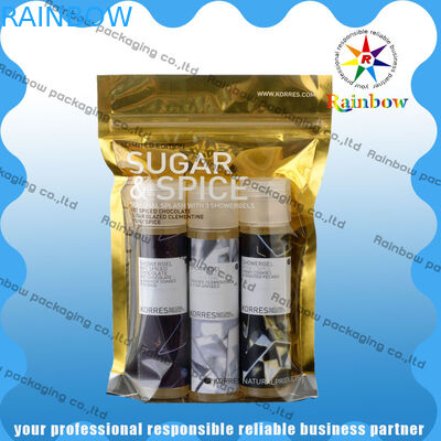 Costomized の印刷を用いる暖かいパッドのための OPP/AL/PE のプラスチック化粧品の包装袋