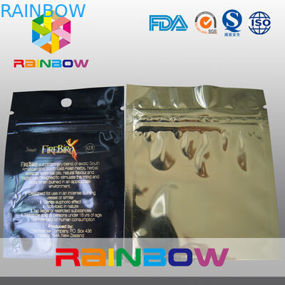 平らな 3 つの側面は hange の穴が付いているマイラー ホイルのジッパーを密封しました