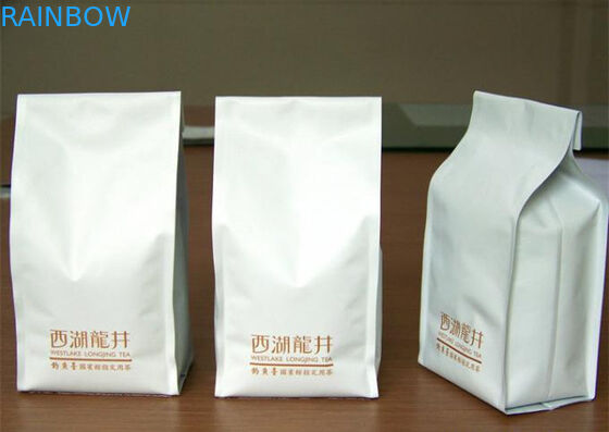 陶磁器のクォードのシールの茶包装の袋は側面のガセットを立てます