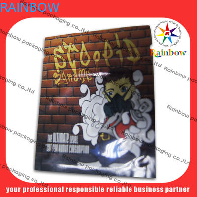 草の香のパッケージのための 100 ミクロンのアルミ ホイル袋のペット/AL/PE