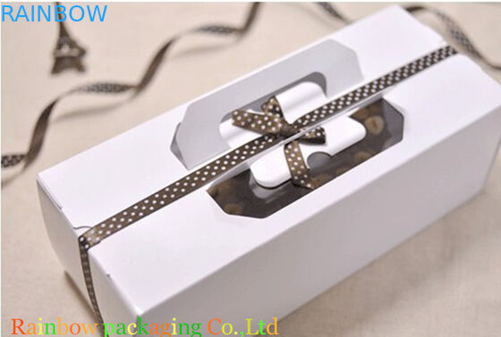 明確な窓チョコレート包装箱のハンドル再生利用できるマット/光沢のラミネーション