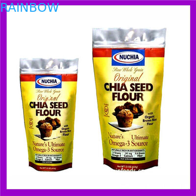 包むホイルの袋ジップ ロック式の米/茶包装の袋をファスナーを絞める