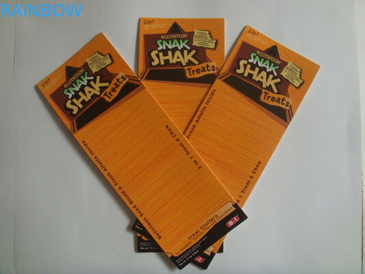 ヨーロッパのこつの穴が付いている 250 グラムのクラフト紙を包む魅力的なまめカード