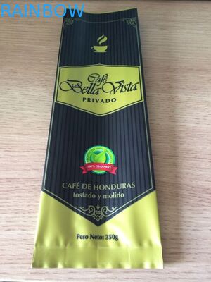 コーヒー底が付いている食品等級を包む赤いプラスチック袋