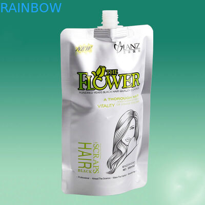 銀製ヘアー ケアのために再生利用できる口の袋の包装ホイルを立てて下さい