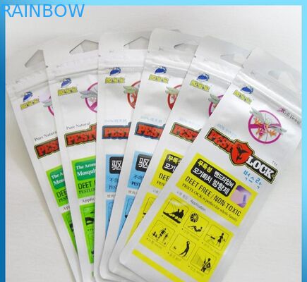 子供のカの反発するブレスレットのグリップのシールは Hanghole の 110 ミクロンを袋に入れます