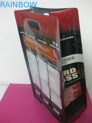 包む印刷された側面のガセットのプラスチック袋パンチ穴のコーヒー豆の包装