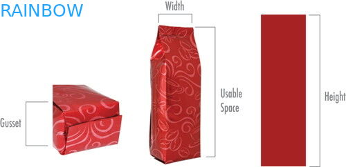 ジップ ロック式の多彩な印刷された無光沢の終わりを包む薄板にされた最下のガセットのティーバッグ