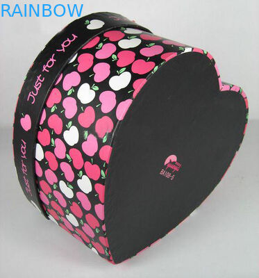 多彩な中心の形の紙箱の包装はバレンタインに「s 日のギフト適用します