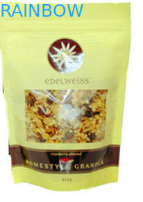 窓と薄黄色の Homestyle Edelweiss のティーバッグの包装