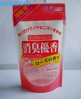 ペット/Pe は固体防臭剤の包装袋がカスタム設計する袋を立てます