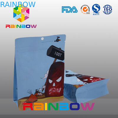 ジップ ロック式に食品等級の封じ直すことを包むグラビア印刷によって印刷される平底のプラスチック袋
