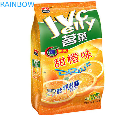 プラスチック輝いた終わりの平底は破損のノッチが付いている袋を包む破片を立てます
