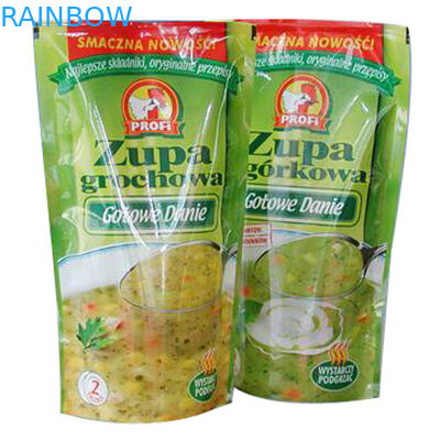 アルミ ホイルの絶縁材の食糧真空シールは補足のためのジッパーが付いているレトルト袋を袋に入れます