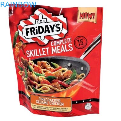 アルミ ホイルの絶縁材の食糧真空シールは補足のためのジッパーが付いているレトルト袋を袋に入れます