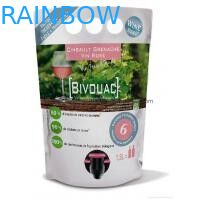 アルミ ホイル袋のヒート シールのパッキング食糧袋は、型抜きされたハンドルが付いているプラスチック袋に掃除機をかけます