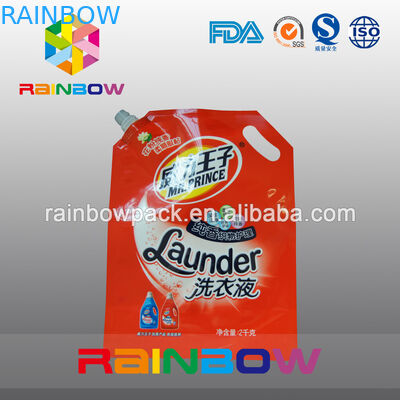包む口の袋/口との Doypack を包む洗濯洗剤を立てて下さい