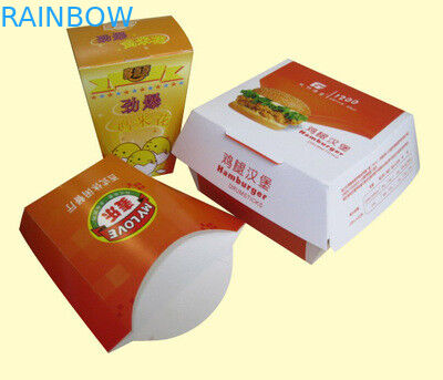 Friench の揚げ物/ハンブルクのための紙箱をおよびポップコーンの鶏のパッケージ取って下さい