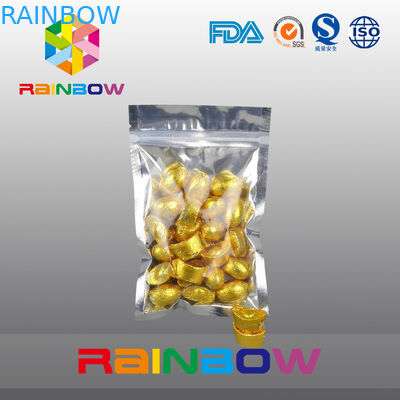 ジッパーが付いている前部 Transprent の背部ホイルを包む 100g 軽食袋