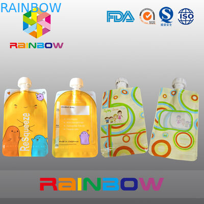 Custmized は包む口の袋液体の包装のためのノズル袋を印刷しました