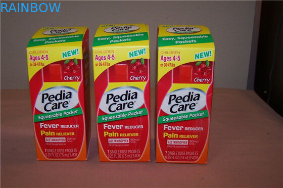 包む苦痛の減力剤鎮痛剤の紙箱のパッケージのための習慣によって印刷される紙箱