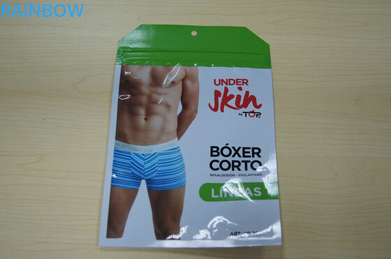 ジッパーが付いている男性の下着袋のプラスチック袋の Pacakging Noni の袋