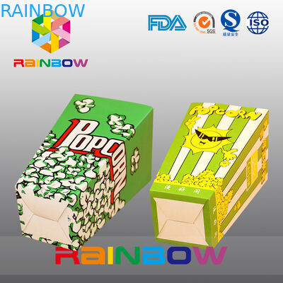 独特な設計によってカスタマイズされる紙袋、アメリカのポップコーンの紙袋